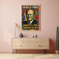 Gerald Ford Presidential Tenure Poster