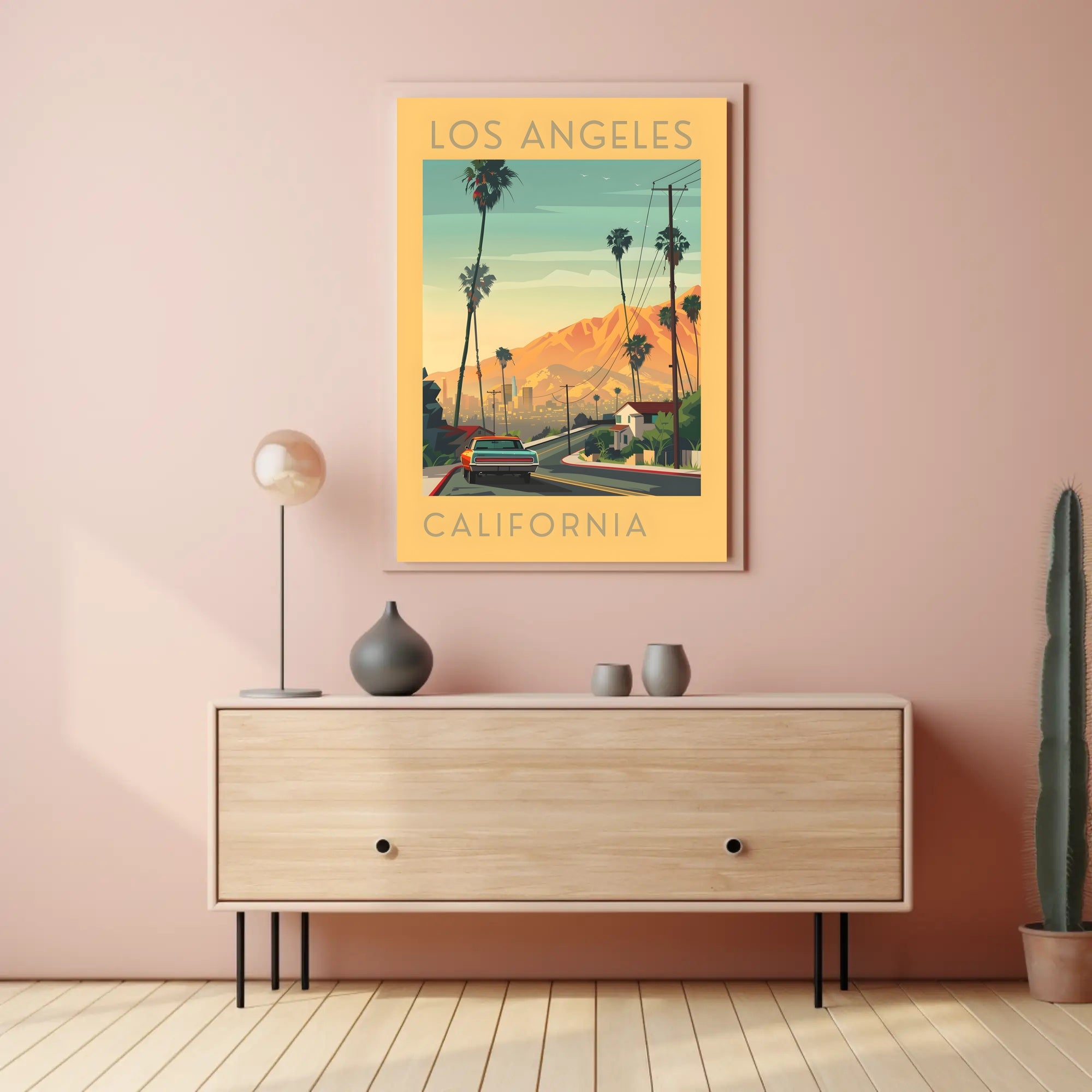 Los Angeles Scenic Drive Poster
