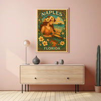 Naples Florida A Tropical Retreat Poster Wall Art Print