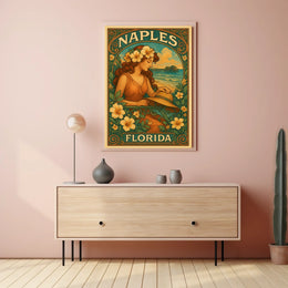 Naples Florida A Tropical Retreat Poster Wall Art Print