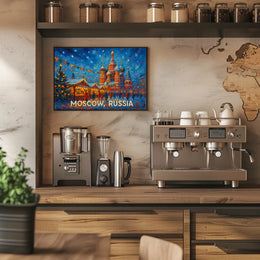 Moscow, Russia Winter Wonderland Poster