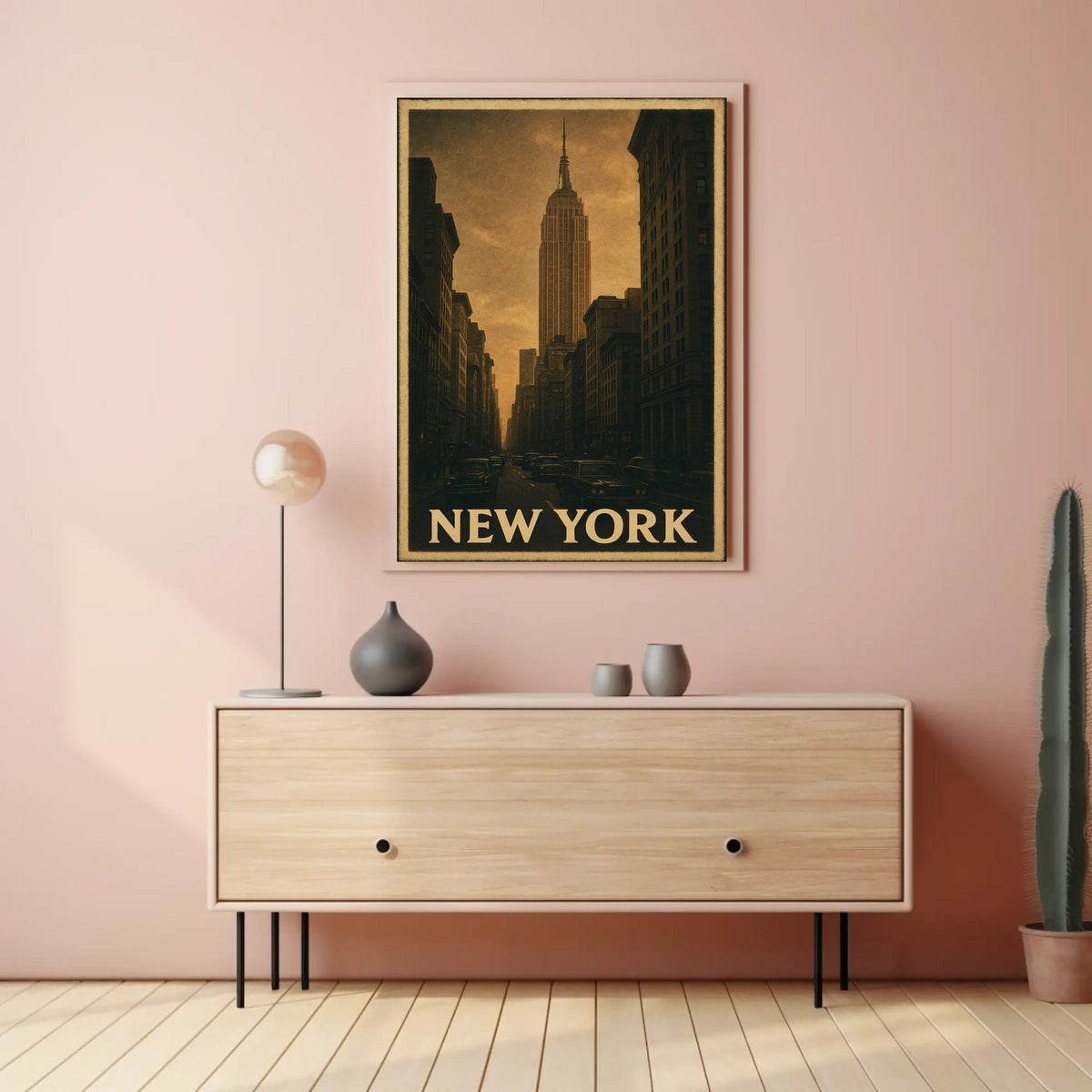 New York Cityscape Poster