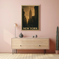 New York Cityscape Poster