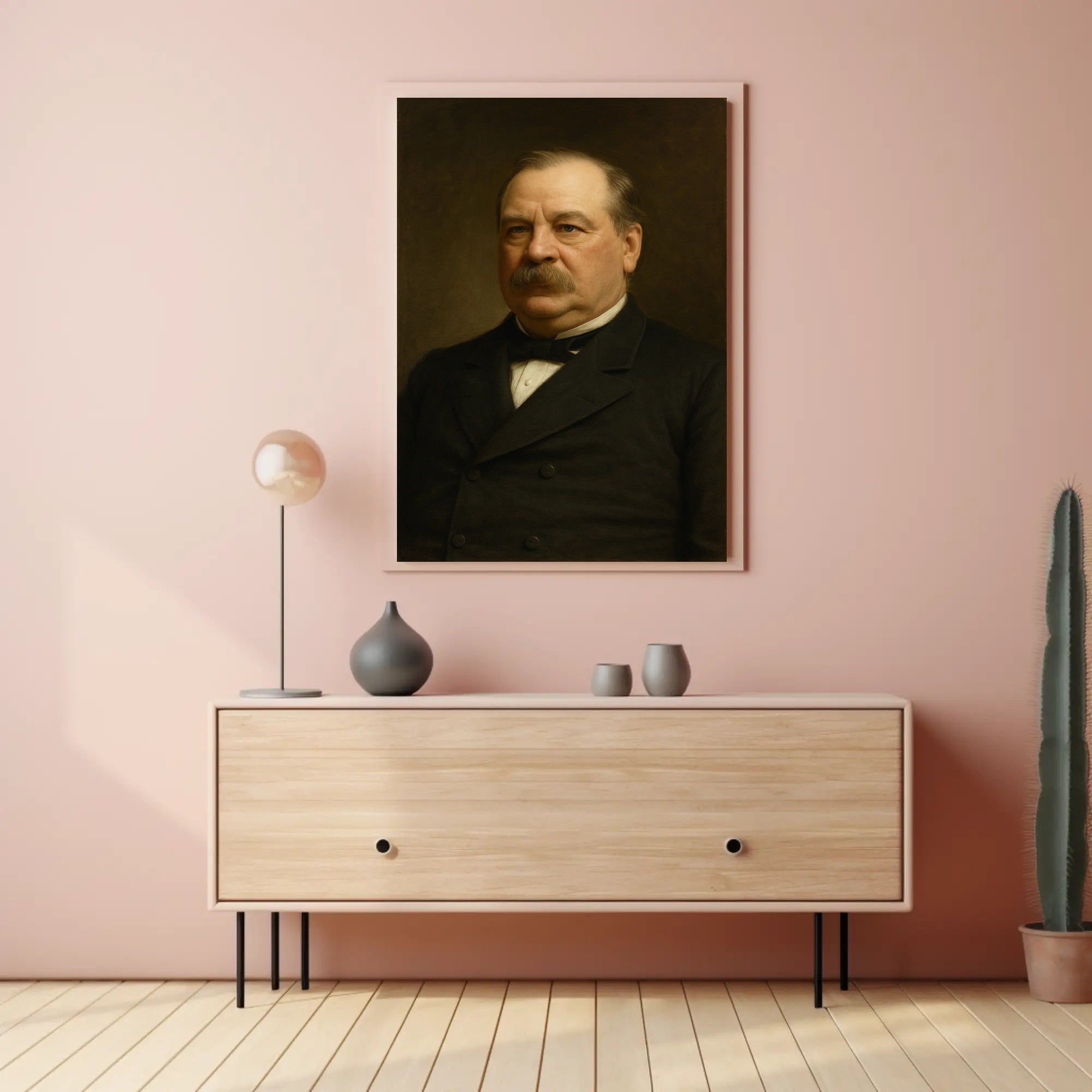 Dignified Formal Portrait Art Classic Historical or Presidential Poster