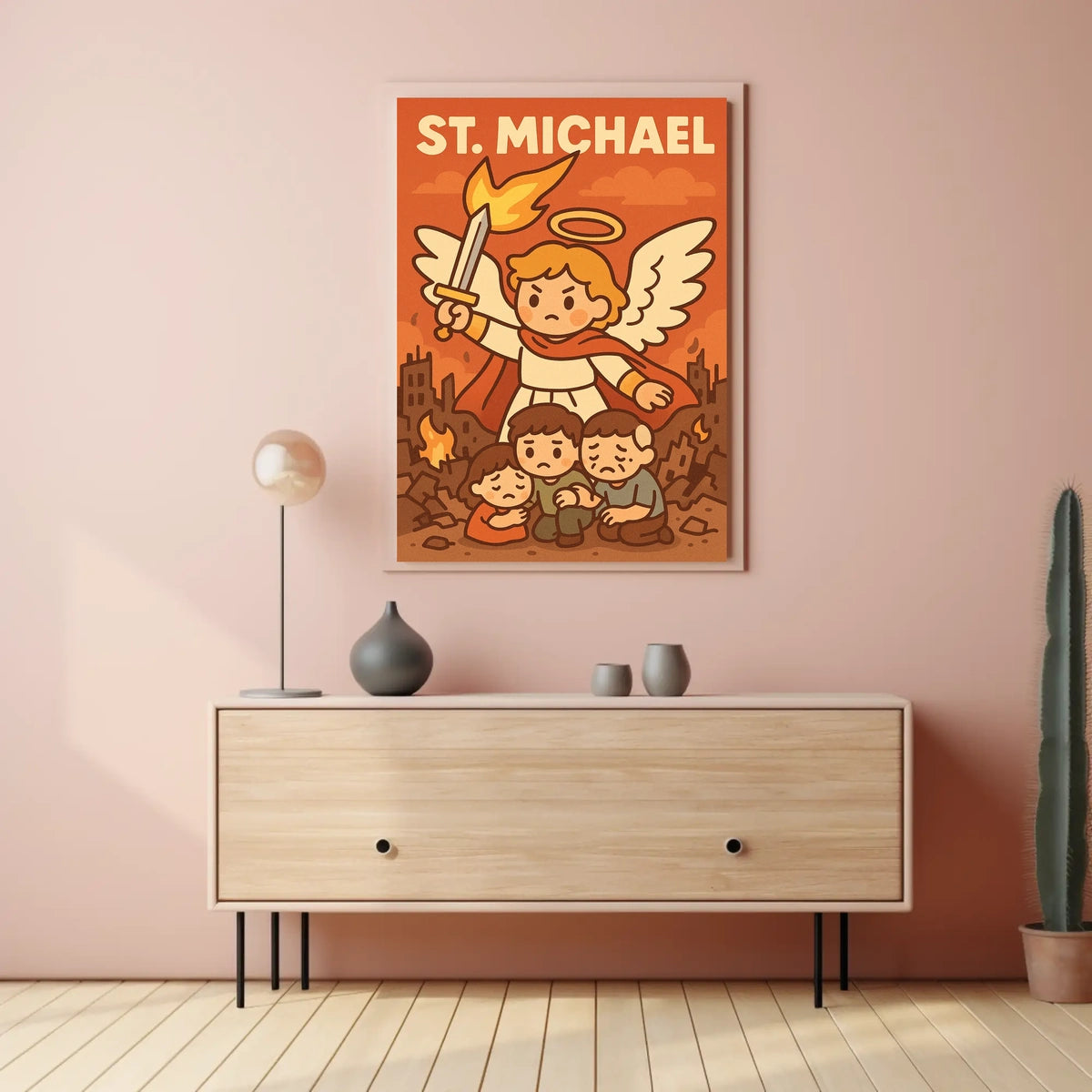 St. Michael Protector Poster