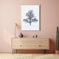 Solitary Winter Tree Poster