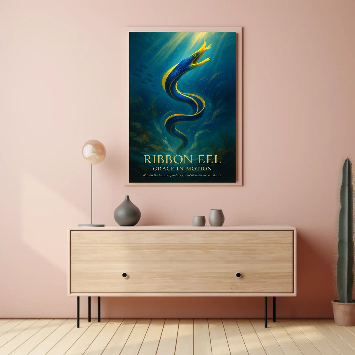 Ribbon Eel Grace in Motion Poster