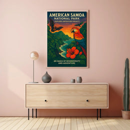 American Samoa's Pristine Beauty National Park Poster