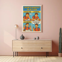 Growth Mindset in Action Poster PosterGoat