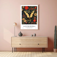 William Morris Artistic Butterfly Vintage Cultural or Heritage Poster