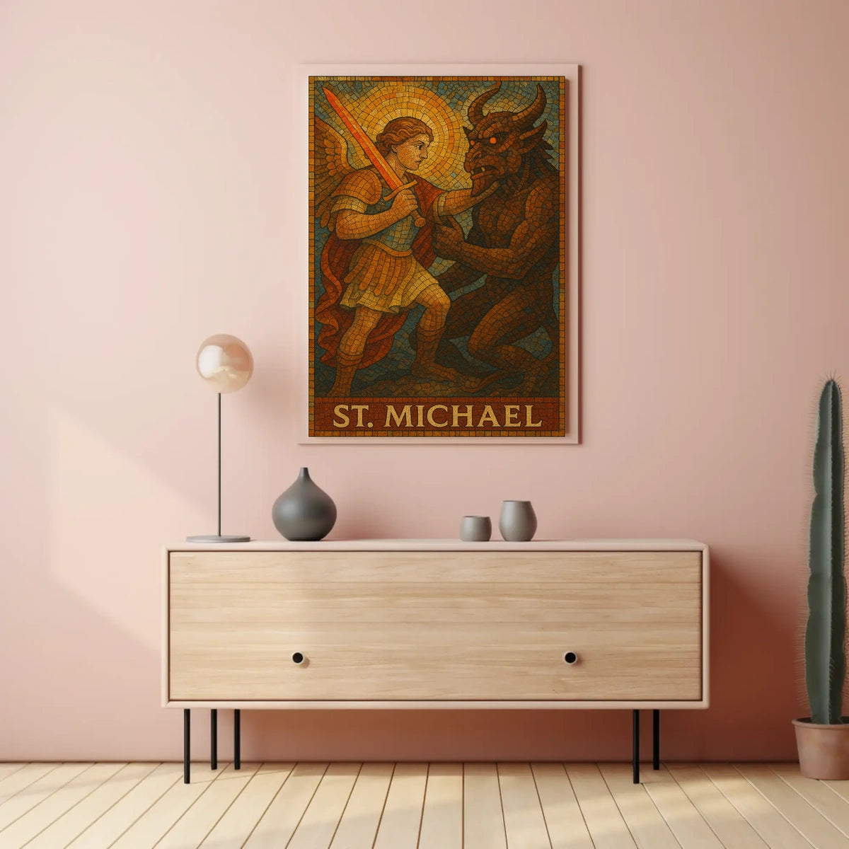 Saint Michael Sacred Art poster