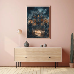 Gothic Victorian Estate Artwork - Abstract, Artistic, or Pop Culture Poster