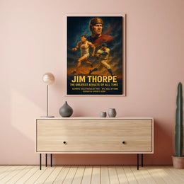 Jim Thorpe The Greatest Athlete of All Time Jim Thorpe Poster