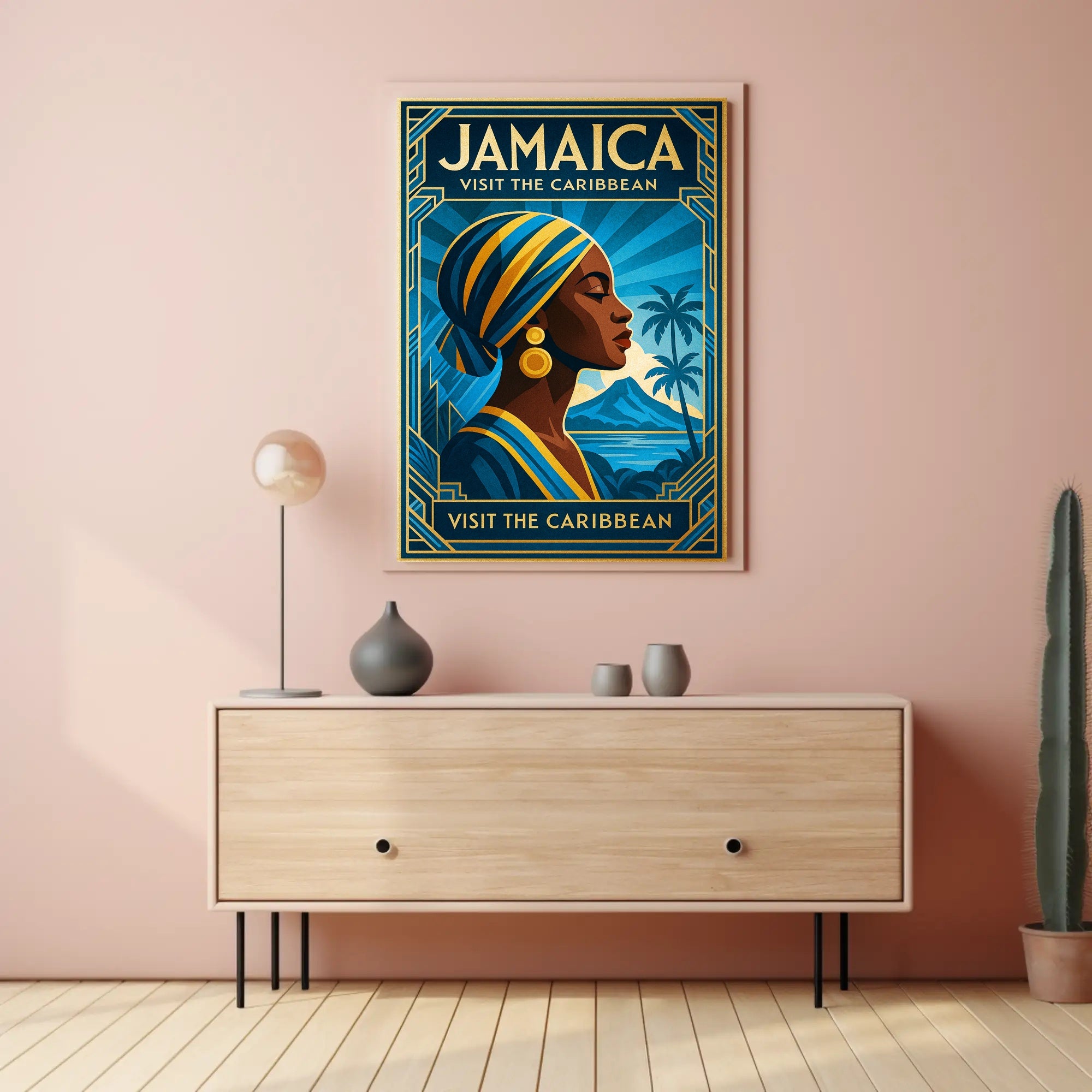 Discover Jamaica Visit the Caribbean Poster PosterGoat