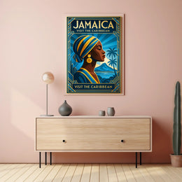 Discover Jamaica Visit the Caribbean Poster PosterGoat