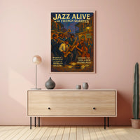 Jazz Performance in New Orleans Music or Concert Poster
