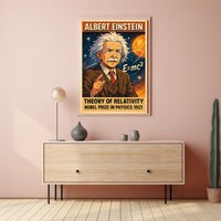 Albert Einstein Theory Of Relativity Poster