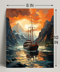 Journey Through Majestic Waters Poster PosterGoat