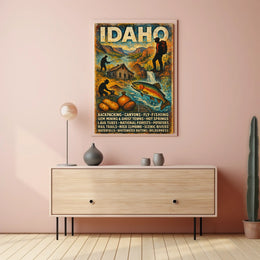 Discover Idahos Wilderness Poster