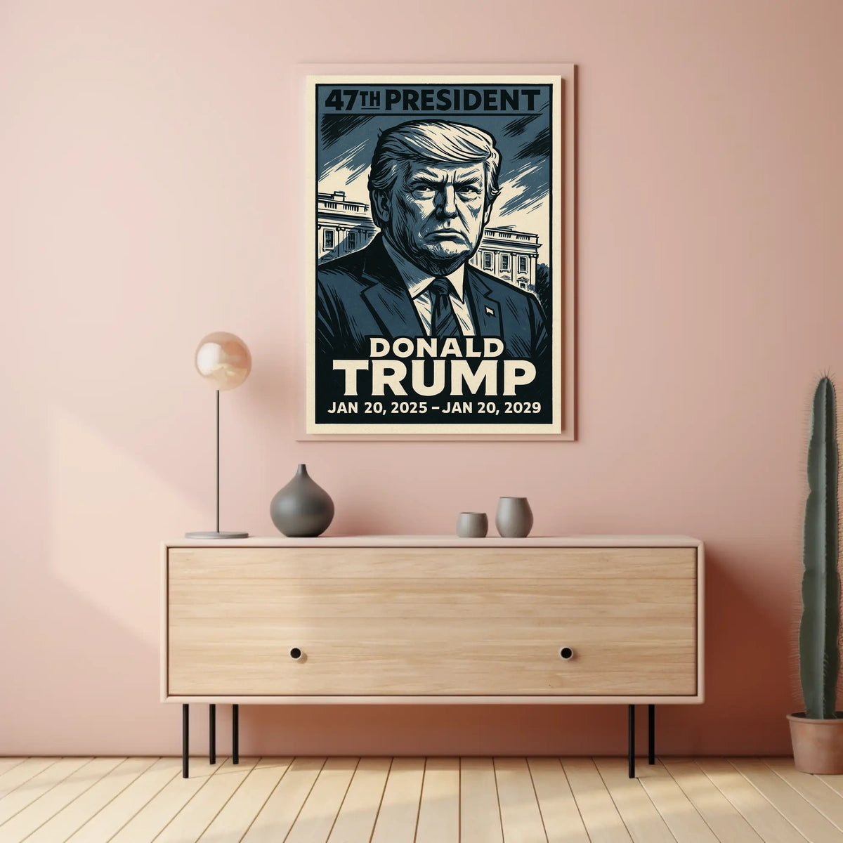 Donald Trump 47th President Poster