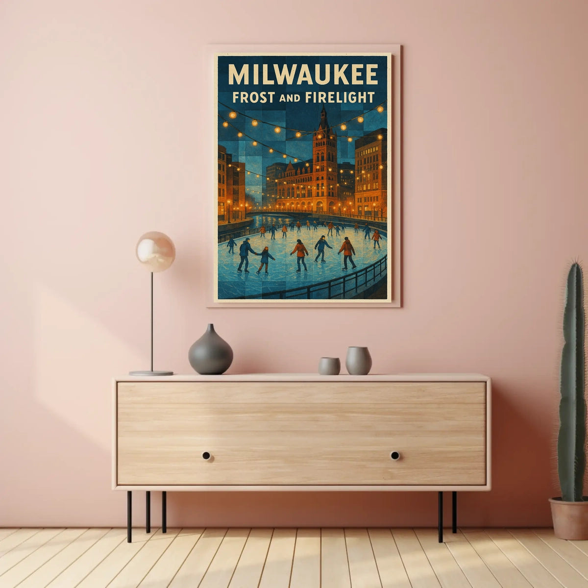 Milwaukee Frost And Firelight Poster