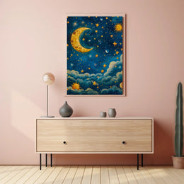 Celestial Dreams William Morris Art Poster