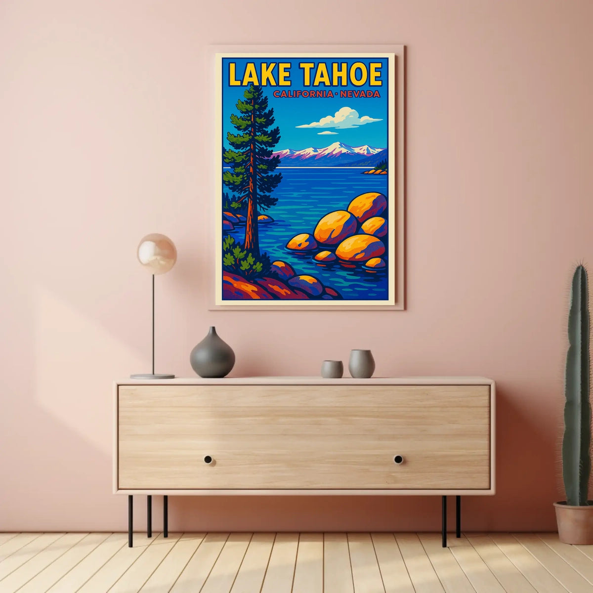 Lake Tahoe Scenic Poster