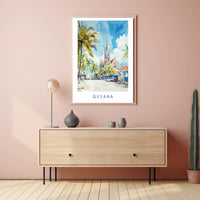 Vibrant Streets of Guyana Poster PosterGoat