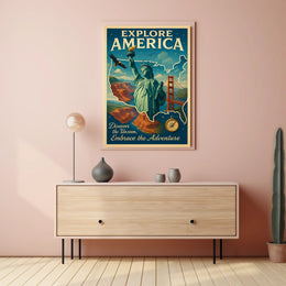 Explore America Poster