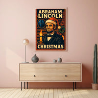 Abraham Lincoln Christmas Poster
