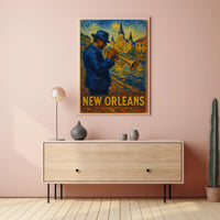New Orleans Jazz Night Poster