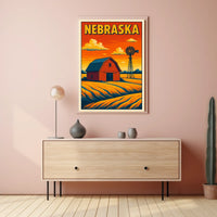 Nebraska Countryside Poster