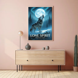 Lone Spirit Wilderness Calls Poster PosterGoat