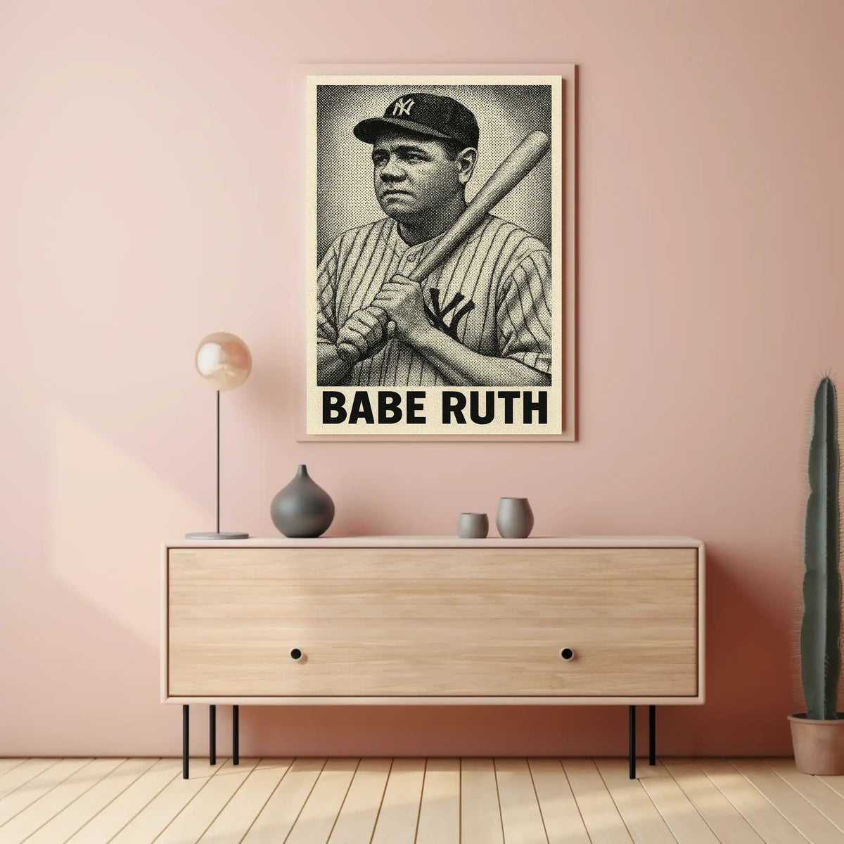 Babe Ruth Baseball Legend Poster