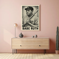 Babe Ruth Baseball Legend Poster