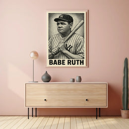 Babe Ruth Baseball Legend Poster