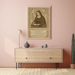 Blessed Diana d'Andalò Religious Heritage Poster