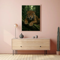 Majestic Jaguar in the Jungle Poster