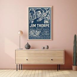 Jim Thorpe Worlds Greatest Athlete Poster
