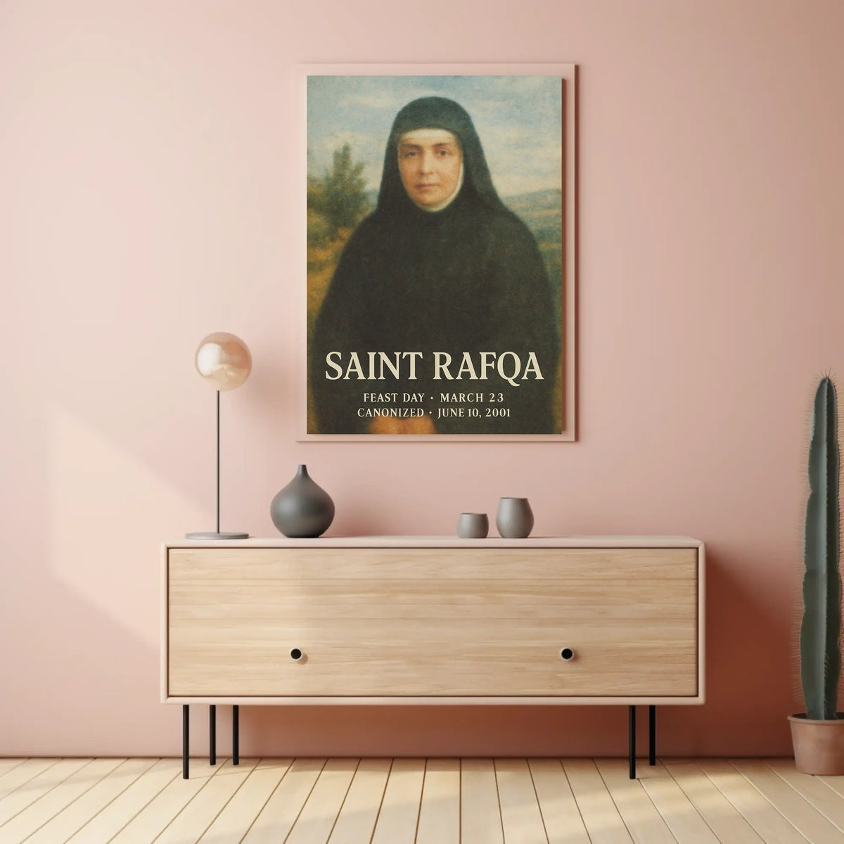 Saint Rafqa Poster