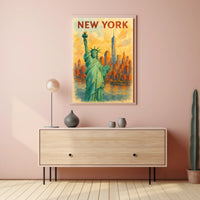 New York Cityscape Poster
