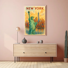New York Cityscape Poster