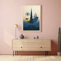Iconic Landmarks of the Desert Poster
