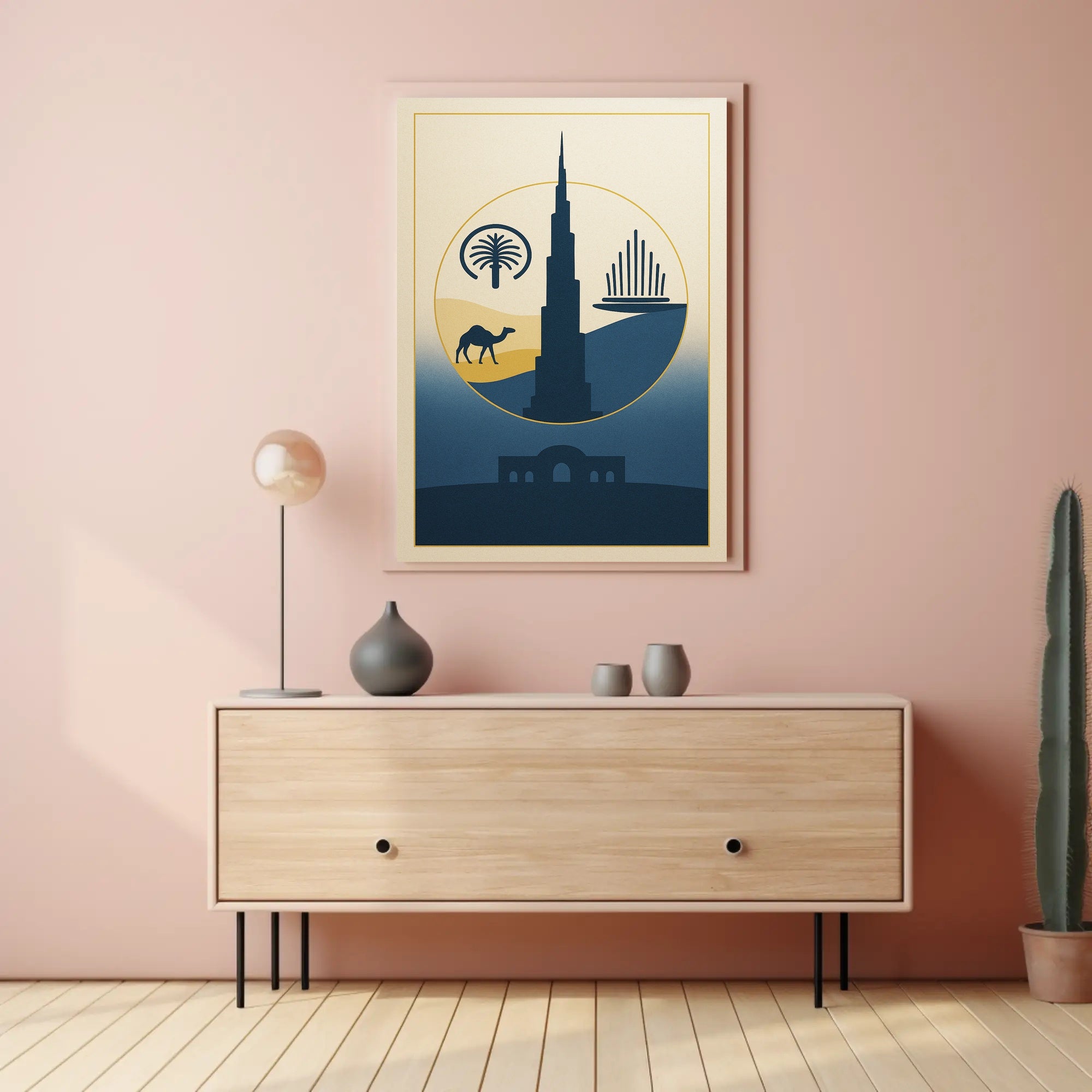 Iconic Landmarks of the Desert Poster