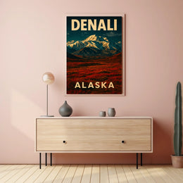 Denali Alaskas Majestic Peak Poster