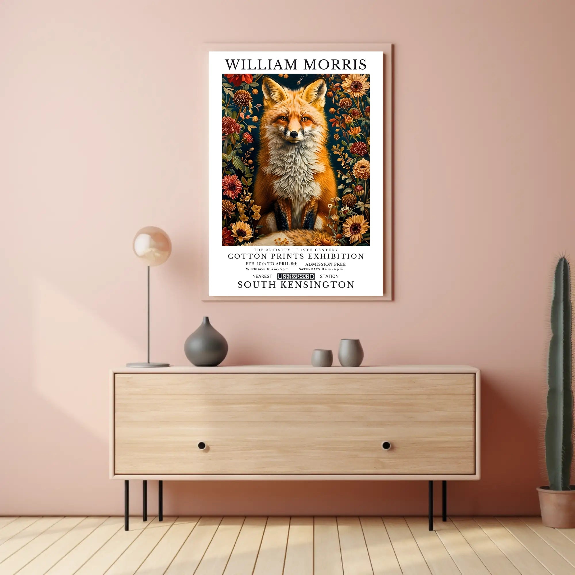William Morris Vintage Elegance Cultural or Heritage Poster