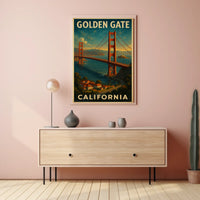 Golden Gate Bridge California Poster