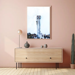 Majestic Mountain Waterfall Poster