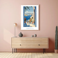Scenic View of Greece Poster PosterGoat