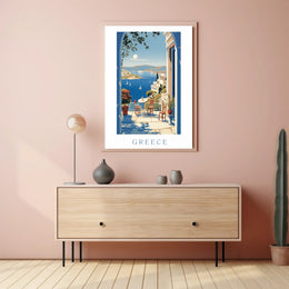 Scenic View of Greece Poster PosterGoat